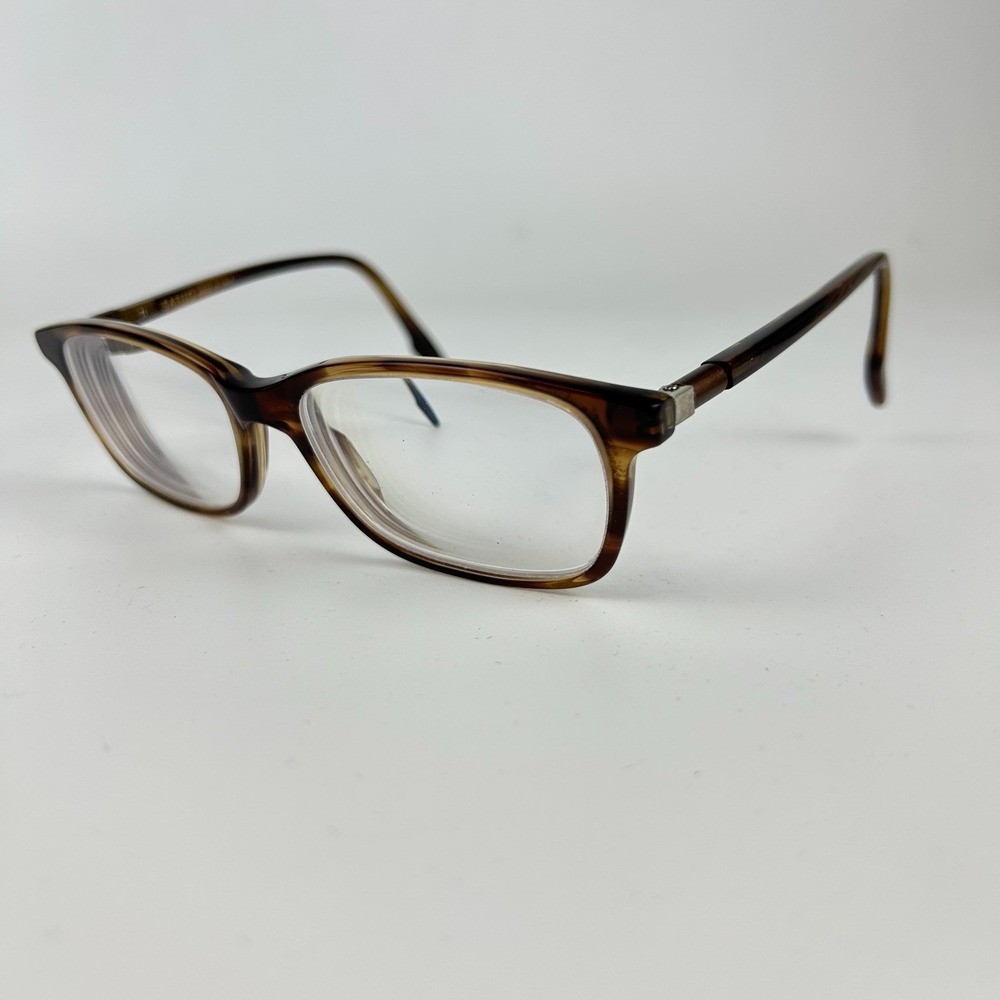 Safilo Lastra 05 8RR Men's Eyeglasses Frame Brown Plastic Cat Eye Full Rim 145mm